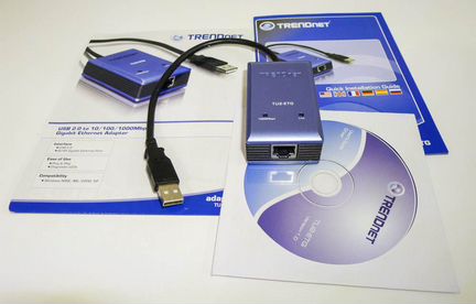 Сетевая карта с USB интерфейсом trendnet TU2-ETG