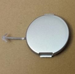 Заглушка бампера передняя серебро Лансер 10