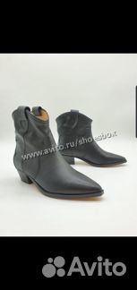 Сапоги isabel marant кожа
