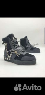 Ботинки Louis Vuitton Новинка натуральный мех