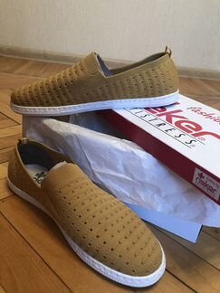 Слипоны текстильные Rieker