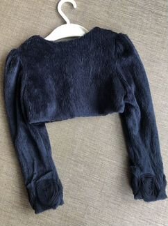 Болеро (накидка) темно-синяя 5 лет (polin city)