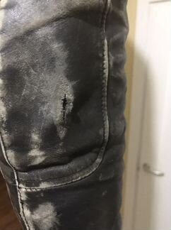 Мото куртка кожаная