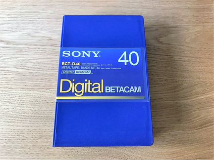 Видеокассета Digital Betacam BCT-D40