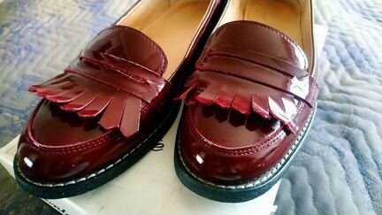 Лоферы, натуральная кожа