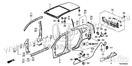 Honda CR-V 4 Лючок бензобака