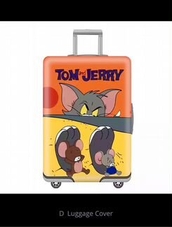 Чехол для чемодана. Том и Джерри. Новый