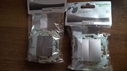 Выключатели,рамки Schneider Electric металл