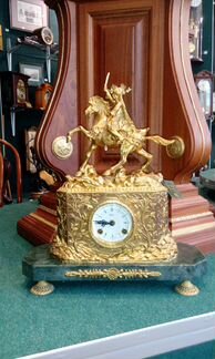 Каминные часы с боем от К.Мозер - Кавказский воин