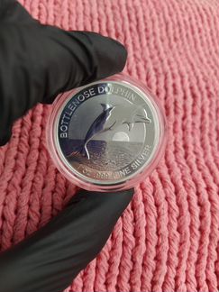 Дельфин Австралии 1 oz серебро 999 1 релиз 2019год