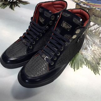 Кеды из натуральной кожи Philipp Plein