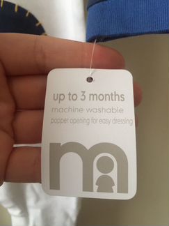 Боди новый Mothercare 62-68