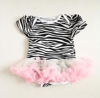 Оригинальный бодик для малышки 6-12 мес