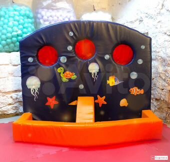 Игровой набор Мишень с 10 мячиками