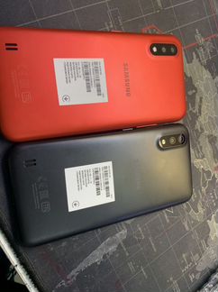 Samsung galaxy a01 2/16 black &red