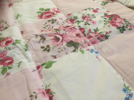 Одеяло лоскутное, наволочки ручная работа