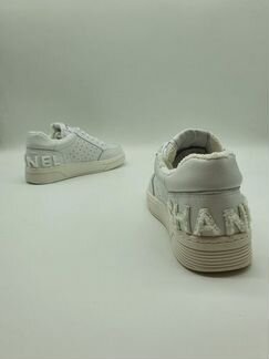 Кроссовки Chanel с буквами Шанель кеды