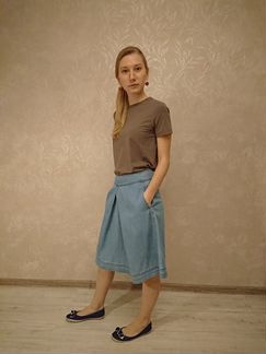 Юбка джинсовая