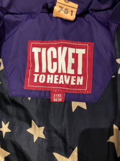 Пуховик ticket to heaven 98р