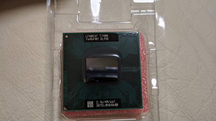 Intel Core 2 Duo T7400 Процессор для ноутбука