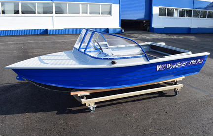 Новая алюминиевая моторная лодка Wyatboat 390 Pro