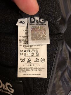 Пиджак шерстяной D&G оригинал (размер46)
