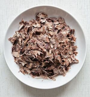 Сушёное (сыровяленое) мясо для туризма