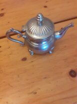 Чайник заварной мельхиоровый