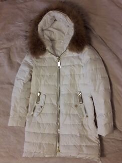 Пуховик белый