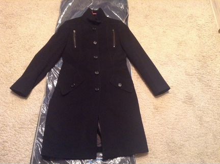 Шерстяное женское пальто