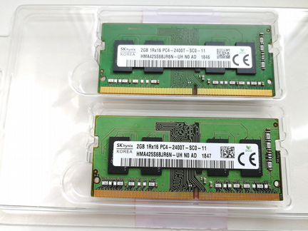 Оперативная память SK Hynix 2GB 1Rx16 PC4-2400T-SC