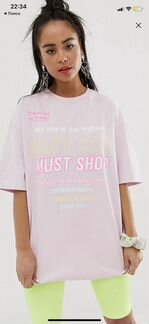 Футболка bershka oversize