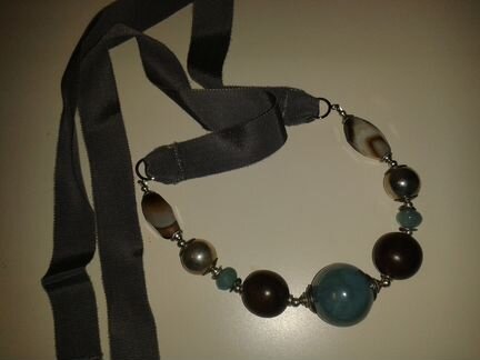 Колье из натуральных материалов