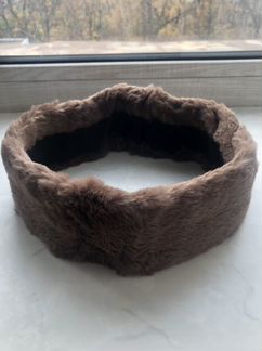 Повязка на голову из кролика