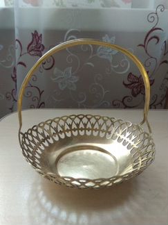 Серебряная конфетница, орешница СССР
