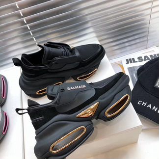 Balmain Bold кожаные кроссовки