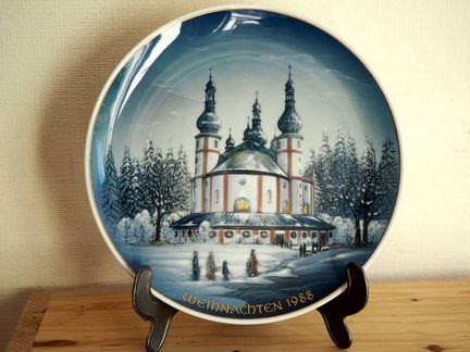 Рождественская настенная тарелка Rosenthal