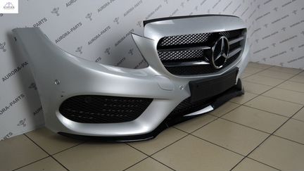Бампер передний AMG пакет Mercedes W205 C-Klasse