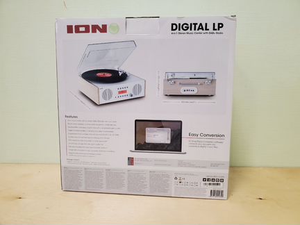 Виниловый проигрыватель Ion Digital LP