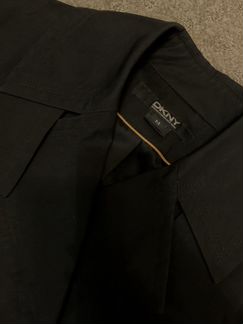 Тренч/плащ dkny чёрный