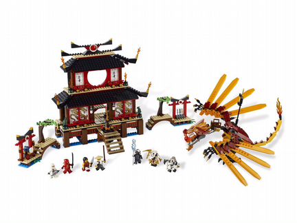 Лего Ninjago Fire Temple/ Огненный храм 2507