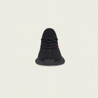 Yeezy boost 350 v 2 core black / core black / RED