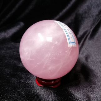 Розовый кварц шар