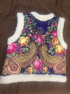 Жилетка для девочки 116-128 размеры